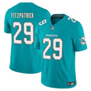 Mens Youths Minkah Fitzpatrick Aqua Vapor Jersey Stitched